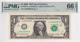 United States of America, 1 Dollar, 2006, UNC, p523a