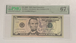 United States of America, 5 Dollars, 2009, UNC, p531