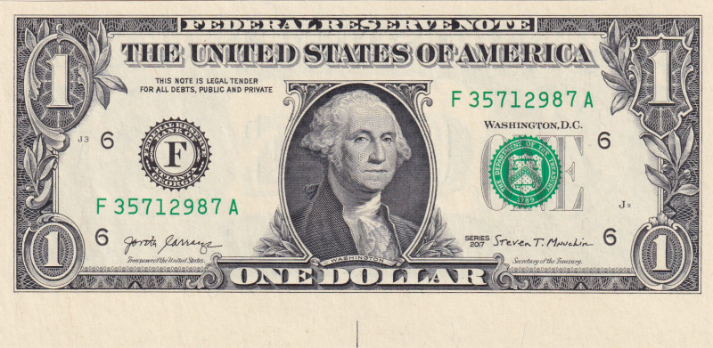United States of America, 1 Dollar, 2017, UNC, p544, ERROR

Incorrect Cut

E...