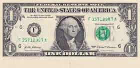 United States of America, 1 Dollar, 2017, UNC, p544, ERROR