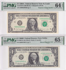 United States of America, 1 Dollar, 1957, UNC, p419b, (Total 9 banknotes)