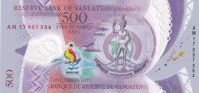Vanuatu, 500 Vatu, 2017, UNC, p20