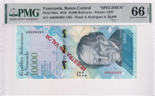 Venezuela, 10.000 Bolívares, 2016, UNC, p98as, SPECIMEN