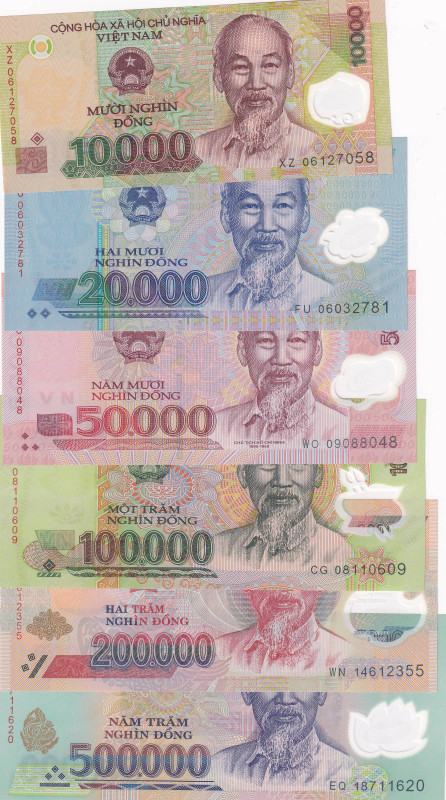 Viet Nam, 10.000-20.000-50.000-100.000-200.000-500.000 Dông, 2003/2024, UNC, p11...