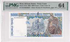 West African States, 5.000 Francs, 2002, UNC, p113Al