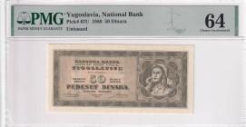 Yugoslavia, 50 Dinara, 1950, UNC, p67U
