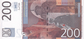 Yugoslavia, 200 Dinara, 2001, UNC, p157