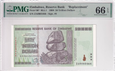 Zimbabwe, 50 Trillion Dollars, 2008, UNC, p90