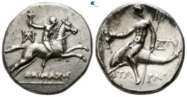 Calabria. Tarentum. ΔΑΙΜΑΧΟΣ (Daimachos), magistrate circa 240-228 BC. Nomos AR