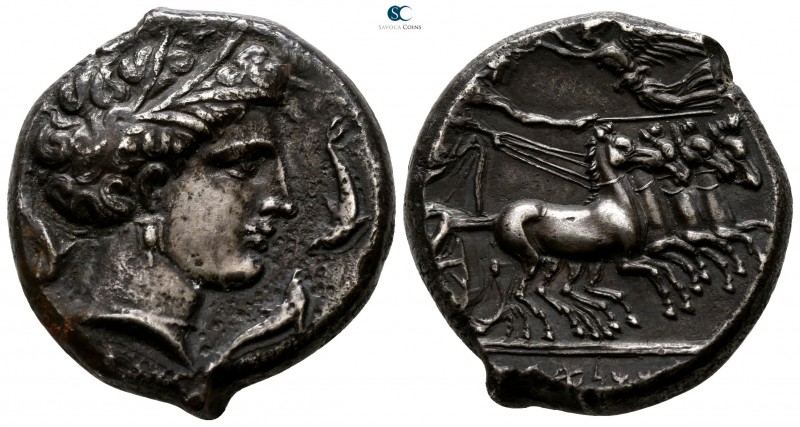 Sicily. Lilybaion (as 'Cape of Melkart') circa 330-305 BC. Punic issues
Tetradr...