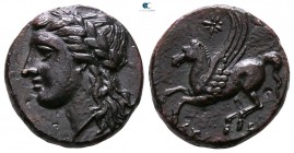 Sicily. Syracuse. Agathokles 317-289 BC. Or time of Timoleon and the Third Democracy, circa 345-317 BC. Bronze Æ