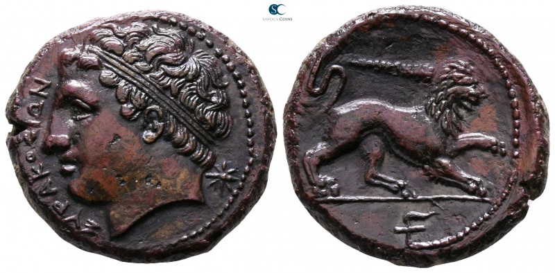 Sicily. Syracuse. Fourth Democracy circa 289-287 BC. 
Bronze Æ

22mm., 8,79g....