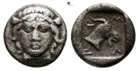 Aeolis. Myrina circa 425-375 BC. Obol AR