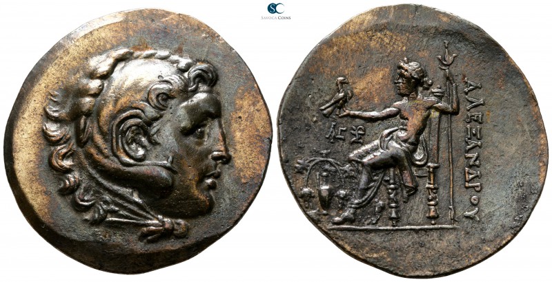 Aeolis. Temnos circa 188-170 BC. In the name and types of Alexander III of Maced...