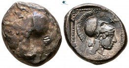 Cyprus. Lapethos  . Sidqmelek (?) circa 450-425 BC. Stater AR