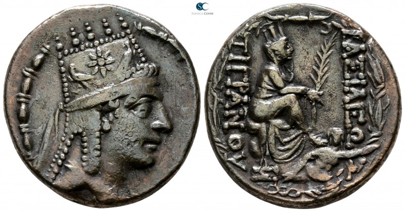 Kings of Armenia. Uncertain mint. Tigranes II "the Great" 95-56 BC. Struck circa...