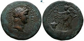 Island off Caria. Rhodos. Nero AD 54-68. Struck circa AD 62-68. Bronze Æ