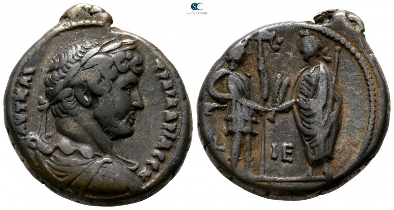 Egypt. Alexandria. Hadrian AD 117-138. Dated RY 15=AD 130/1
Billon-Tetradrachm...