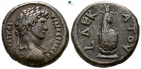 Egypt. Alexandria. Hadrian AD 117-138. Dated RY 10=AD 125/6. Billon-Tetradrachm