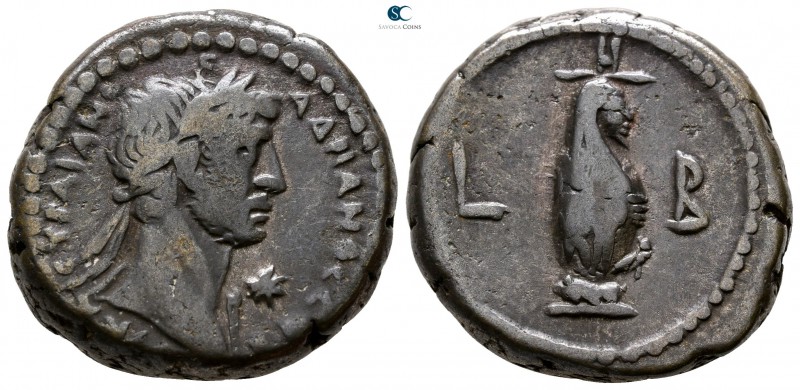 Egypt. Alexandria. Hadrian AD 117-138. Dated RY 2=AD 117/8
Billon-Tetradrachm
...
