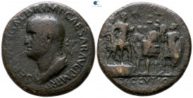 Galba AD 68-69. Struck circa AD December 68. Rome. Sestertius Æ