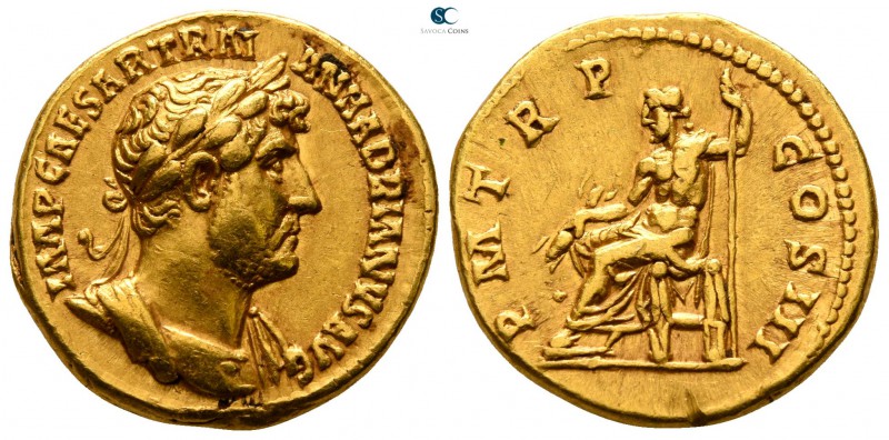 Hadrian AD 117-138. Struck circa AD 119-122. Rome
Aureus AV

19mm., 7,40g.
...