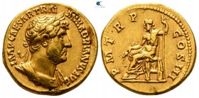 Hadrian AD 117-138. Struck circa AD 119-122. Rome. Aureus AV