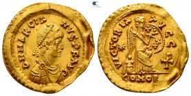 Marcian AD 450-457. Constantinople. Semissis AV