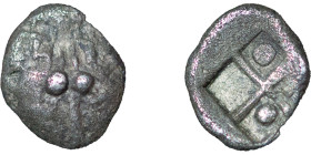 Ancient Greece. Kimmerian Bosphorus, Pantikapaion AR Hemiobol. Circa 470-460BC.