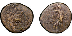 Greece. Pontos Æ 18mm. Amisos, time of Mithridates VI. 85-65BC.