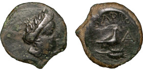Greece. Skythia, Olbia Æ 18mm. Circa 350-330BC.