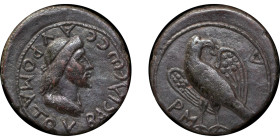 Kings of the Bosphorus. Sauromates II Æ 144 Units.186-196AD.