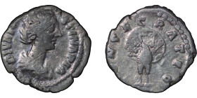 Roman Empire. Faustina II AR Denarius. 175-176AD.
