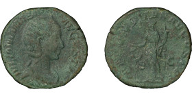 Roman Empire. Julia Mamea Æ Sestertius. 232-235AD.