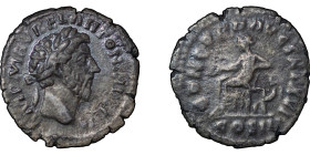 Roman Empire. Marcus Aurelius AR Denarius. 161-162AD.