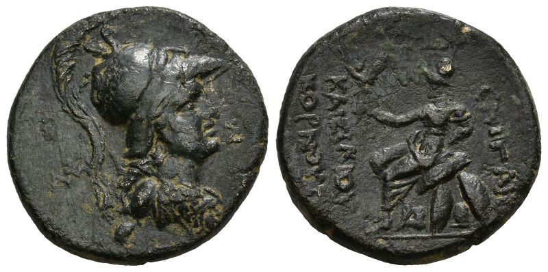 Bithynia, Bithynium. C. Papirius Carbo, Proconsul. 62–59 BC
AE (8.1g 22.5mm)
O...