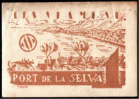 Port de la Selva, Girona. Ayuntamiento. Julio de 1937. 1 peseta