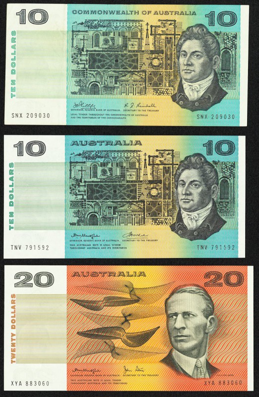 Australia Commonwealth of Australia $10 ND (1968) Pick 40c Very Fine-Extremely F...