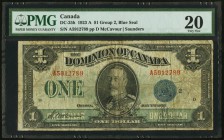 Canada Dominion of Canada $1 1923 DC-25h PMG Very Fine 20. 

HID09801242017