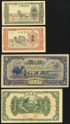 China Mengchiang Bank 5 Fen; 1 Chiao ND (1940) Pick J101a; J101Aa; 10 Yuan ND (1944) Pick J108c; 100 Yuan ND (1945) Pick J110a Choice About Uncirculat...