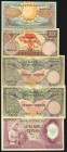 Indonesia Bank Indonesia 5000 Rupiah 1958 Pick 64; 50; 100; 1000; 1000 Rupiah 1.1.1959 Pick 68a; 69; 71a; 71b Very Fine. 

HID09801242017