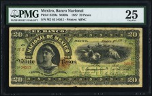 Mexico Banco Nacional de Mexicano 20 Pesos 1.1.1887 Pick S259a M259a PMG Very Fine 25. Splits.

HID09801242017