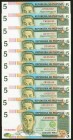 Fancy Solid Numbers 111111 Through 999999 and Serial Number 1 Million Philippines Bangko Sentral 5 Piso ND (1995) Pick 180 Choice Crisp Uncirculated. ...