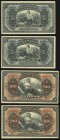 Russia Government Credit Notes 25; 100 Rubles 1918 Pick 39Aa (2); Pick 40a (2) Very Fine-Extremely Fine or Better. 

HID09801242017