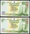 Scotland Royal Bank of Scotland £50 (2) 14.9.2005 Pick 367 Crisp Uncirculated. 

HID09801242017