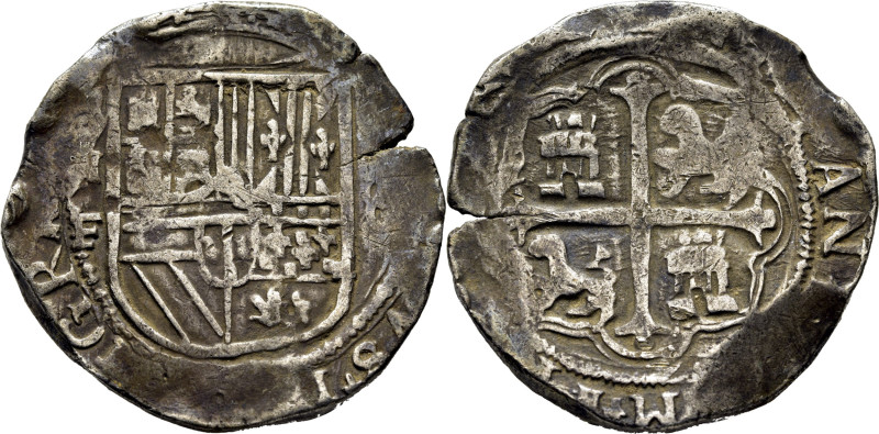 FELIPE III. Méjico. 8 reales. No datada. Reverso con leones pasantes. Cy4837. 27...