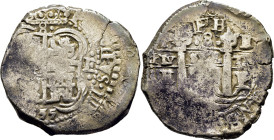 FELIPE IV. Potosí. 8 reales. 1655. E. PH