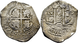 FELIPE IV. Potosí. 8 reales. 1659. E. Granada bajo la corona