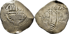 FELIPE IV. Potosí. 8 reales. 1661. E. Dos fechas