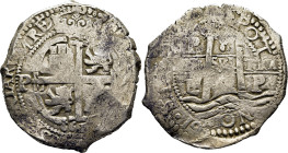 FELIPE IV. Potosí. 8 reales. 1661. E. Dos fechas. HISPANIARVM RE